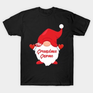 The Grandma Gnome Matching Family Christmas Pajama T-Shirt